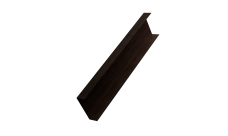 Декоративная накладка на столб универсальная 60х60 для забора жалюзи 0,45 Print-Double Premium Antique Wood (2м)