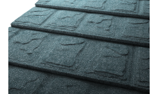 Лист композитной черепицы Gerard Slate dark silver