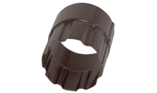 Соединитель трубы 100 мм Мatt RAL 8017