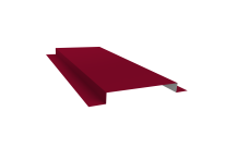 Планка кожуха сегментного 150 0,45 PE с пленкой RAL 3003 рубиново-красный (1,8м)