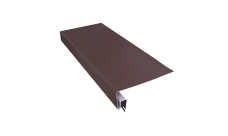 Планка приоконная широкая 7/8'' Grand Line Decor Premium Acryl темный дуб (3,0м)