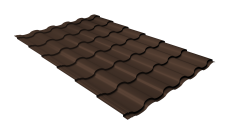 Профиль волновой "Кредо" ("Kredo") 0,45 PE RAL 8017 шоколад