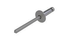 Заклёпка вытяжная Daxmer 4,8х14 (500шт) нерж/нерж RAL 7004