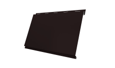 Софит металлический Вертикаль 0,2 classic Grand Line 0,45 PE с пленкой RAL 9005 черный