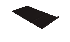 Элемент обхода Кликфальц Pro Grand Line правый 0,45 Drap TX RAL 9005 черный