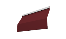 Ламель забора жалюзи Milan Slim Grand Line 0,5 Satin RAL 3005 красное вино