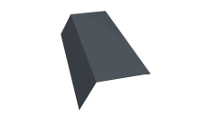 Планка карнизная 120х80 0,5 PurLite Matt RAL 7024 мокрый асфальт (2м)