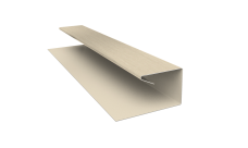 Планка П-образная завершающая сложная (КД) 0,45 Print Elite Milky Wood TwinColor (2м)