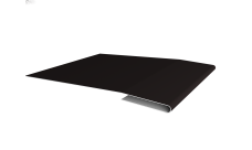 Планка начальная Grand Line 0,5 Rooftop Бархат RAL 9005 черный (2м)