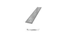 Рейка прижимная алюминиевая Технониколь ЭКО 2000х25х18 (50шт/уп)