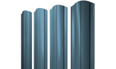 Штакетник Круглый фигурный Grand Line 0,45 Drap ТХ RAL 5024 пастельно-синий