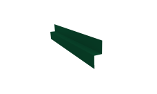 Отлив для сегментного кожуха на трубу 0,45 PE с пленкой RAL 6005 зеленый мох (2м)