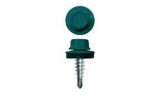 Саморез по металлу 4,8х19 (400шт) сверло №2 RAL 5021