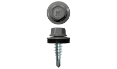 Саморез по металлу Daxmer 4,8х19 (250шт) сверло №2 RAL 9006