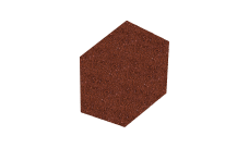 Заглушка треугольного конька Gerard сталь цвет 231 (0,165м)