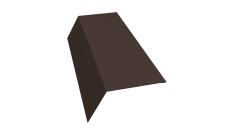 Планка карнизная 120х80 Grand Line 0,5 Satin Matt RR 32 темно-коричневый (2м)