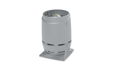 Выход вентиляционный Vilpe Flow 125S с основанием 250x250 светло-серый