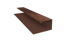 Планка П-образная Экобрус Grand Line 0,45 Print Premium Cherry Wood Fresh TwinColor (2м)