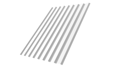 Профнастил С20A Grand Line 0,45 PE-Double RAL 9003 сигнальный белый