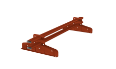 Снегозадержатель Стандарт Т4 d 40х20 RAL 8017 (1м)