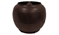 Дефлектор статический (колпак) Gervent 160мм коричневый