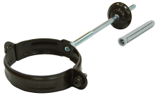 Хомут трубы GL PU 90 мм RR 32 темно-коричневый