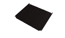 Кликфальц Double Pro Line Grand Line 0,5 PurPro матовый с пленкой на замках RAL 9005 черный