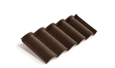 Лист композитной черепицы Metrotile Romana кофе