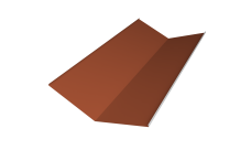 Планка ендовы нижней 300х300 0,45 Drap TR RAL 8004 терракота (3м)