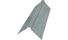 Планка конька плоского 115х30х115 Grand Line 0,5 Zn (3м)