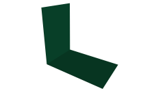 Планка снегозадержания усиливающая Grand Line 0,45 Drap TX RAL 6005 зеленый мох (2м)