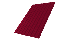 Профнастил С10R Grand Line 0,45 PE RAL 3003 рубиново-красный