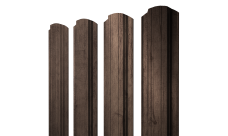 Штакетник Прямоугольный фигурный Grand Line 0,45 Принт Премиум Миндальное дерево Фреш