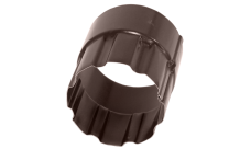 Соединитель трубы Grand Line PU матовый 90 мм RAL 8017 шоколад