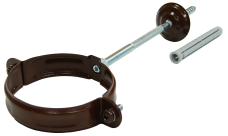 Хомут трубы Grand Line PU 100 мм RAL 8017 шоколад