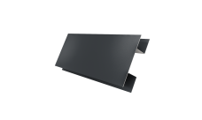 Планка H-образная стыковочная сложная Grand Line 0,45 PE с пленкой RAL 7016 антрацитово-серый (3м)