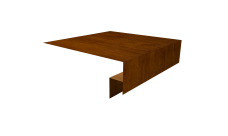 Планка околооконная сложная 200х50х18 (j-фаска) 0,45 Print Premium Golden Wood Intense FTC (2м)