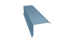 Планка торцевая 80х100 Grand Line 0,45 Drap ТХ RAL 5024 пастельно-синий (2м)