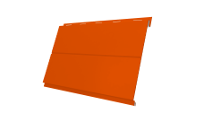 Софит металлический Вертикаль line Grand Line 0,45 ПЭ с пленкой RAL 2004 оранжевый