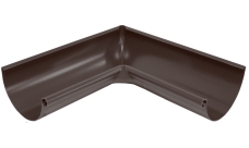 Угол желоба внутренний 90 гр 150 мм матовый RAL 8017