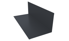 Планка примыкания 130х160 Grand Line 0,45 Drap TR lite RAL 7024 мокрый асфальт (2м)