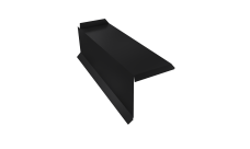 Планка торцевая сегментная 30мм Grand Line Левая 0,45 Drap TX RAL 9005 черный