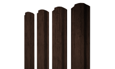Штакетник Прямоугольный фигурный 0,45 Print-Double Premium Antique Wood