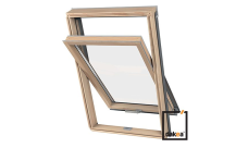Окно мансардное DAKEA KAA B1500 55х98 (двухкамерное, ручка снизу)