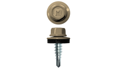 Саморез по металлу Daxmer 4,8х19 (250шт) сверло №2 RAL 1014