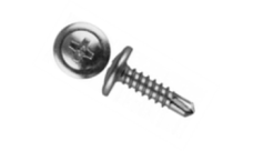 Саморез ПШС Rizzel 4,2х19 (1000шт) шлиц PH2, цинк