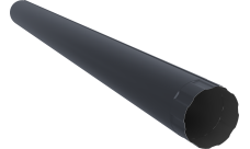 Труба круглая Optima 150 мм 1м RAL 7024