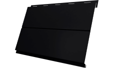 Вертикаль 0,2 line Grand Line 0,45 PE с пленкой RAL 9005 черный