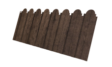 Профнастил C10A фигурный 0,45 Print-Double Elite Antique Wood