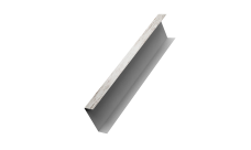 Декоративная накладка на столб универсальная 62х55 для забора жалюзи 0,45 Print Elite Snow Wood TwinColor (2м)